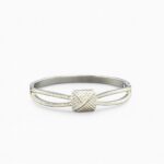 stylish silver kada bracelet