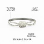stylish silver kada bracelet