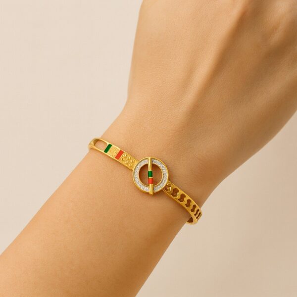 golden kada bracelet design