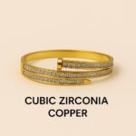 Imported Golden Kada with Stone