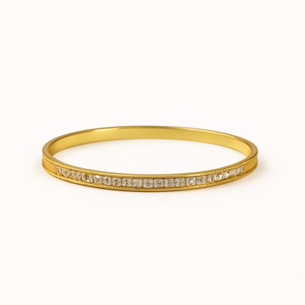 Golden Kada with Stone Lining