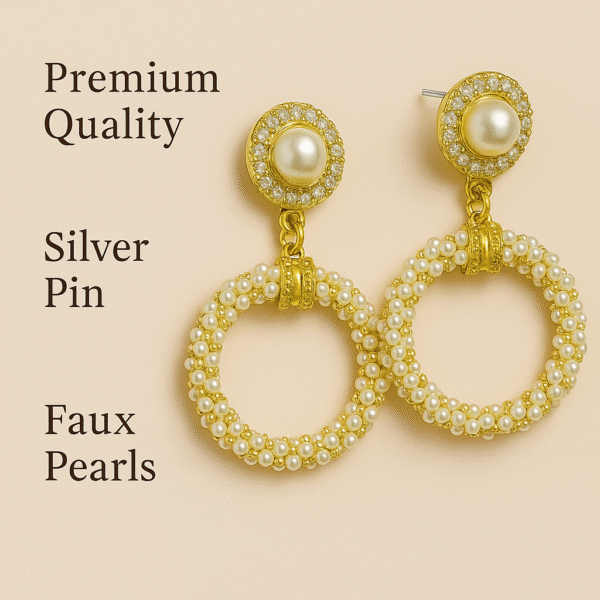 imported pearl earrings