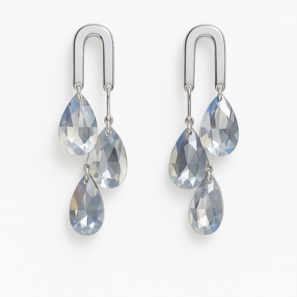 crystal drop earrings