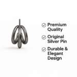 black loop earrings