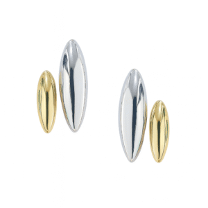 dual tone earrings