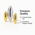 dual-tone earrings
