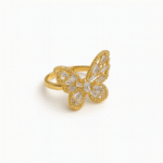 Imported Gold Butterfly Ring