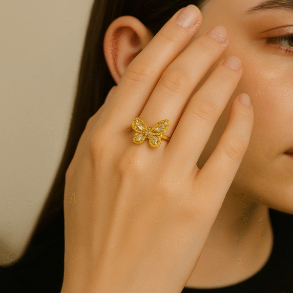 Imported Gold Butterfly Ring