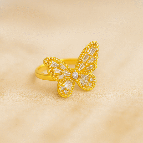 Imported Gold Butterfly Ring