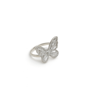 Imported Silver Butterfly Ring