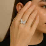 Imported Silver Butterfly Ring