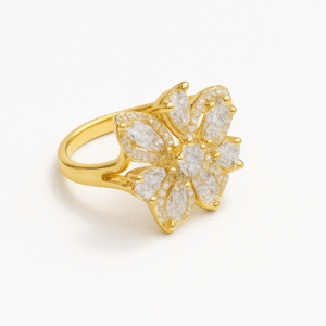 Imported Gold Floral Ring