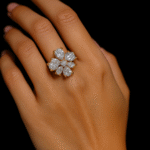 Imported Gold Floral Ring