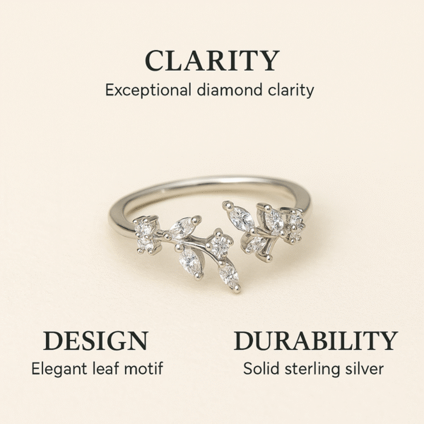 Adjustable Leaf Ring