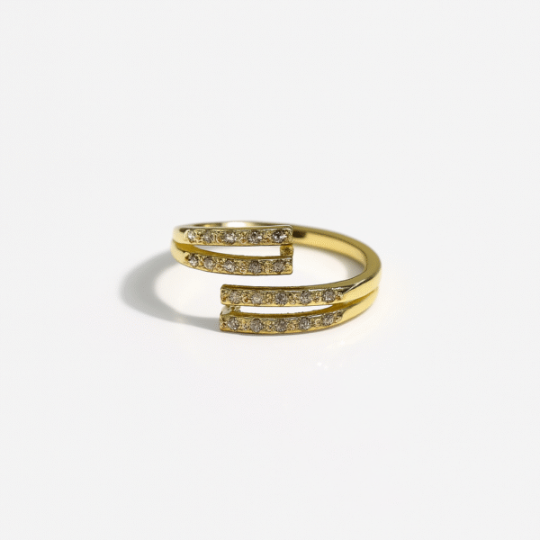 Double Band Adjustable Ring