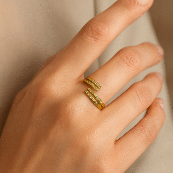 Double Band Adjustable Ring