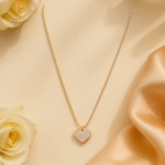 Korean Design Heart Pendant Chain