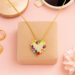 Korean Design heart pendant