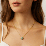 Korean Design Round Pendant Chain