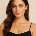 Jewelsland Golden Pendant Chain