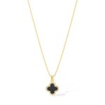 Black Clover Pendant for Women and Girls
