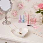 Gold Plated Black Clover Pendant - Image 3