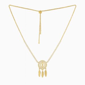 Gold Dream catcher Necklace