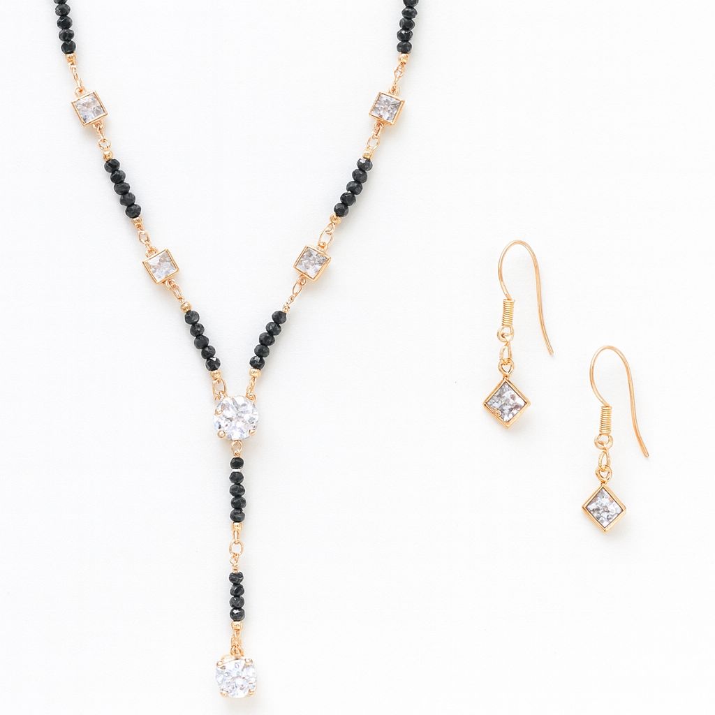 Mangalsutra Necklace and Earrings Set