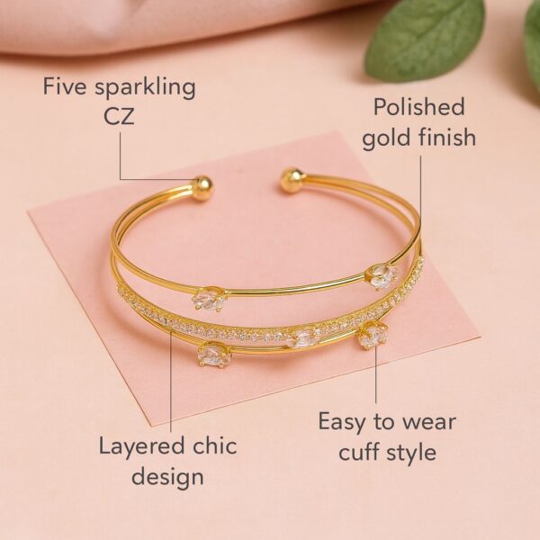 Open Style with Sparkling Stones kada