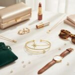 Korean Flower Double Band Gold Plated Bangle - Image 3