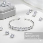 Jewelsland Silver Crystal Kada