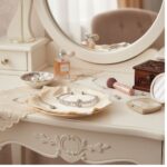 Bloom Rose Silver Plated Cuff Bangle - Image 3